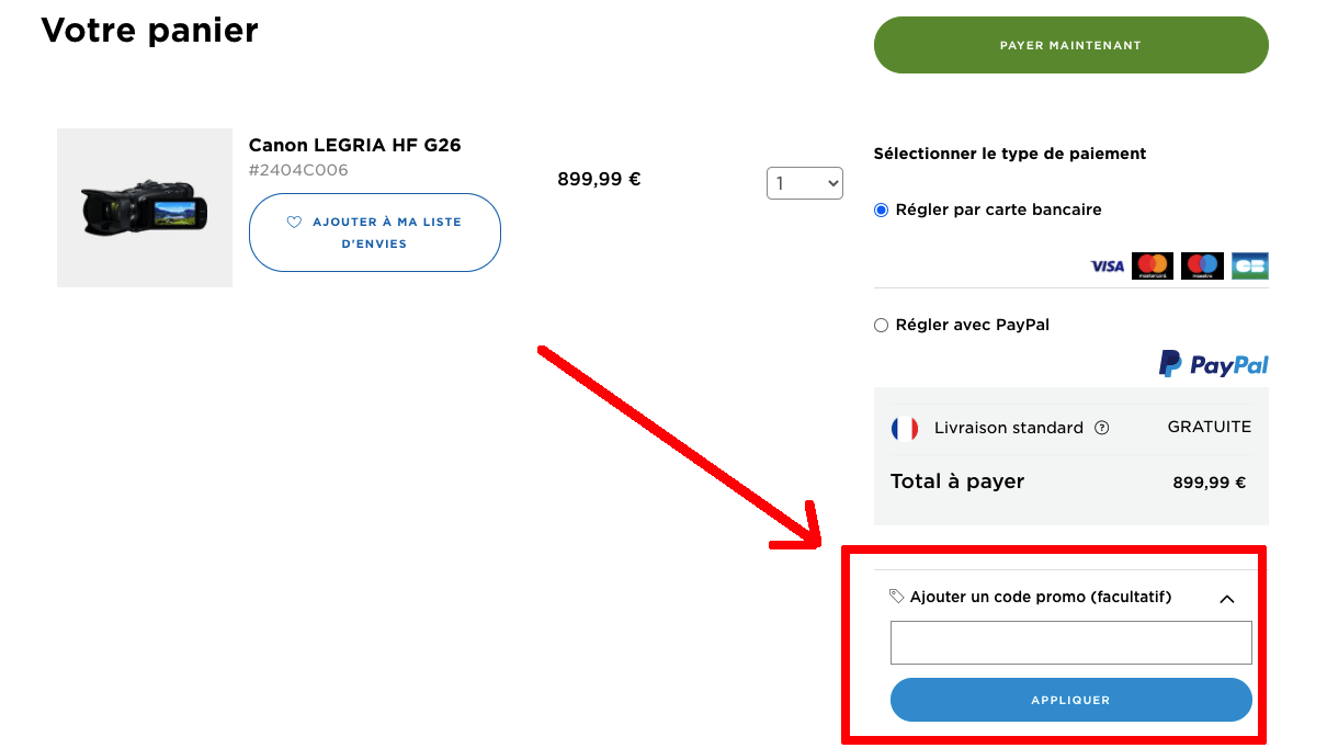 Code promo Canon ᐅ 10 de réduction Février 2024