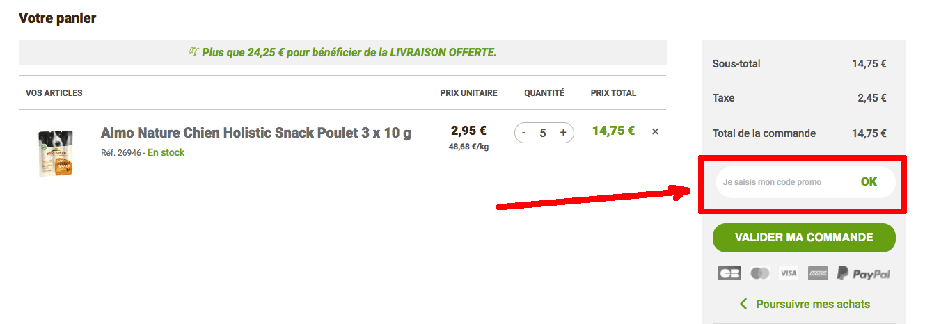 Champ code promo Croquetteland