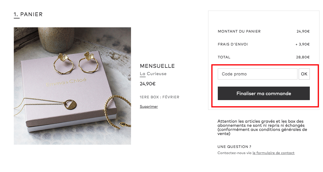 Code promo Emma et Chloé ᐅ 20€ de réduction Mars 2024