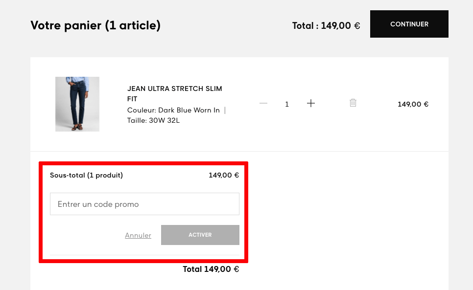 Champ code promo Gant