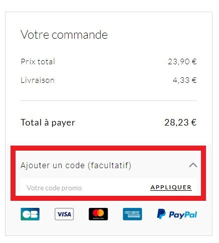 code promo étam