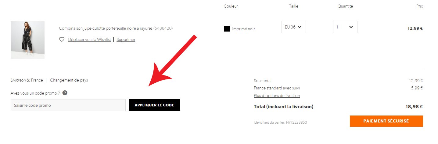 Code reduc new look shop