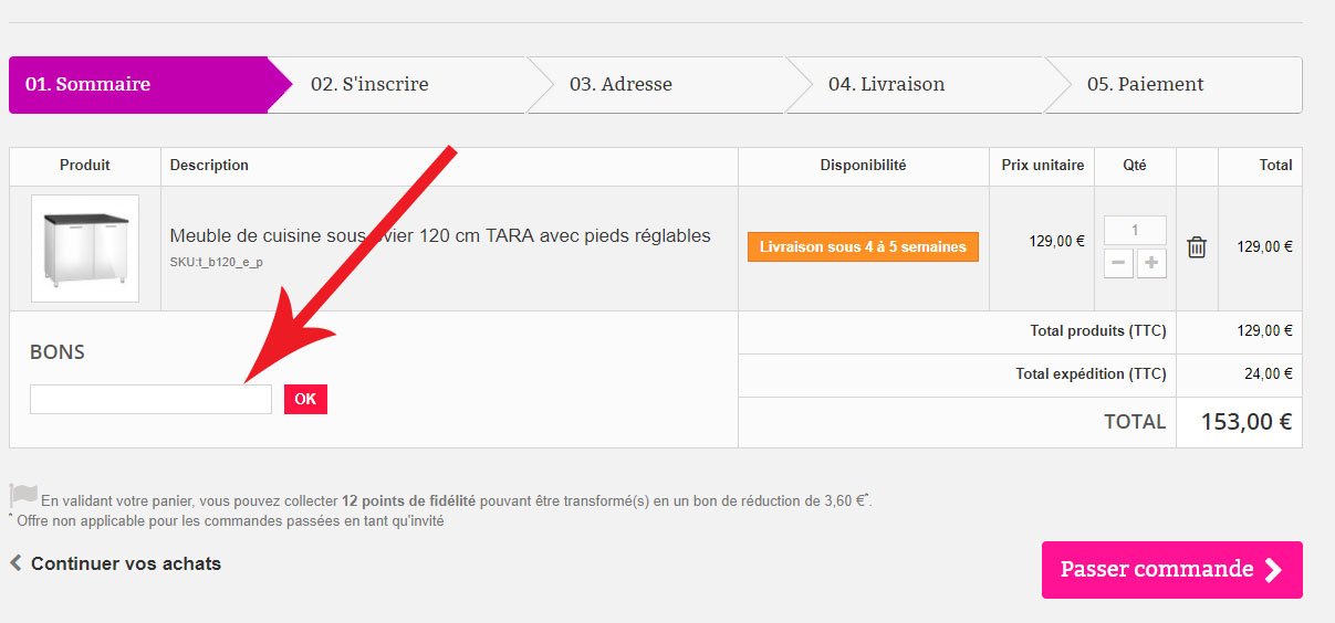 Utiliser un code promo Tendencio
